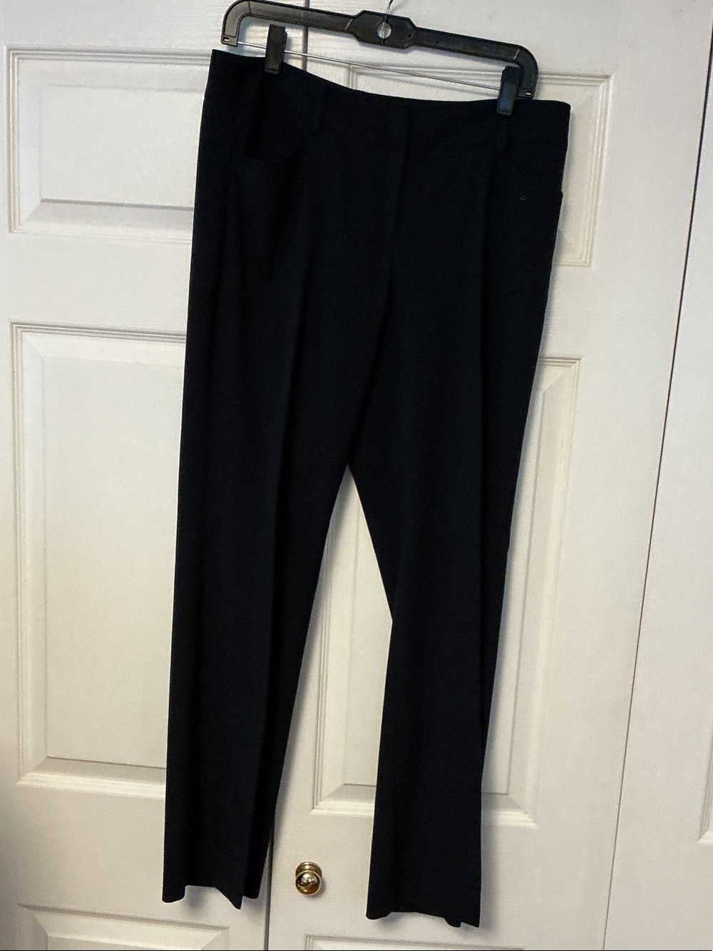 MICHAEL Michael Kors Black Straight-Leg Dress Trousers